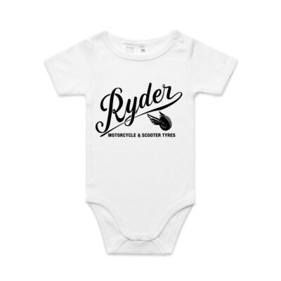 Ryder Tyres White Baby Onesie Thumbnail