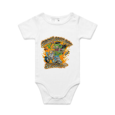 Sandy's Speed Shop Baby Onesie Thumbnail
