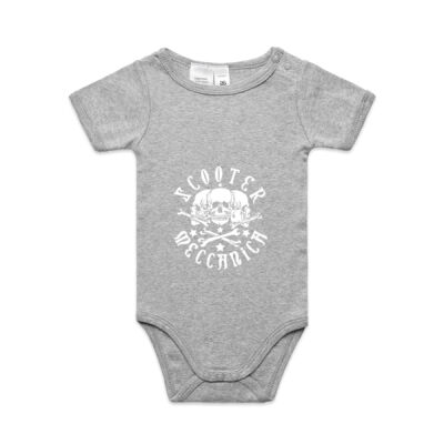 White Skulls Logo Baby Onesie Thumbnail