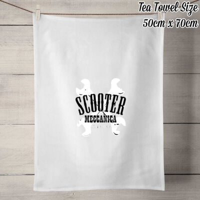 Spanner Crossbones Tea Towel Thumbnail