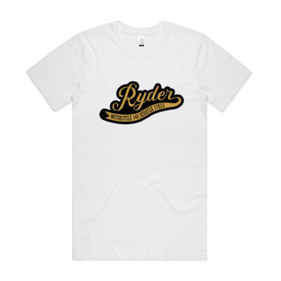 Ryder Black/Gold Logo Organic T-Shirt Thumbnail
