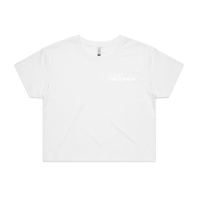 Lightning and Skulls Crop Top Thumbnail