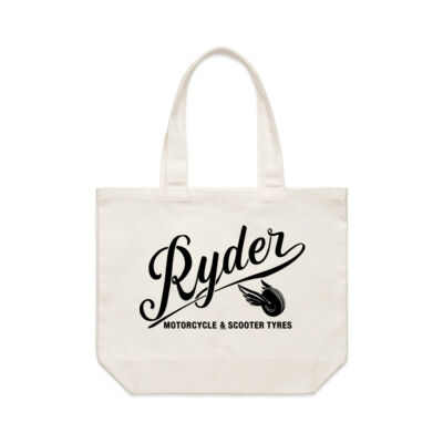 Ryder Tyres White Shoulder Tote Bag Thumbnail