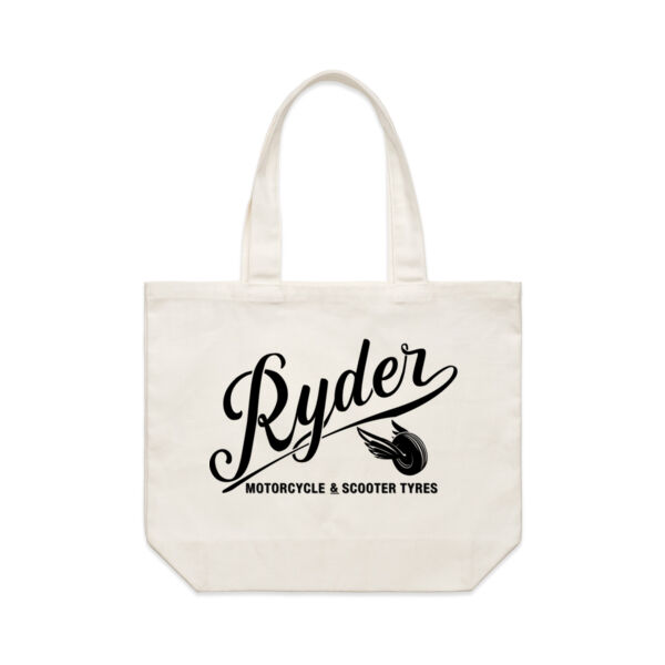 Ryder Tyres White Shoulder Tote Bag Thumbnail