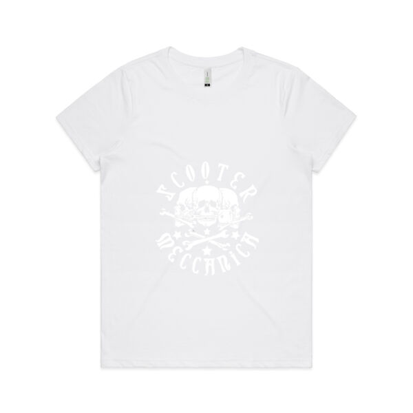 White Skulls Logo Organic T-Shirt Thumbnail