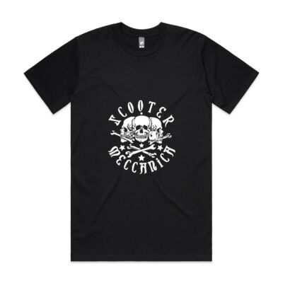 White Skulls Logo Heavy T-Shirt Thumbnail