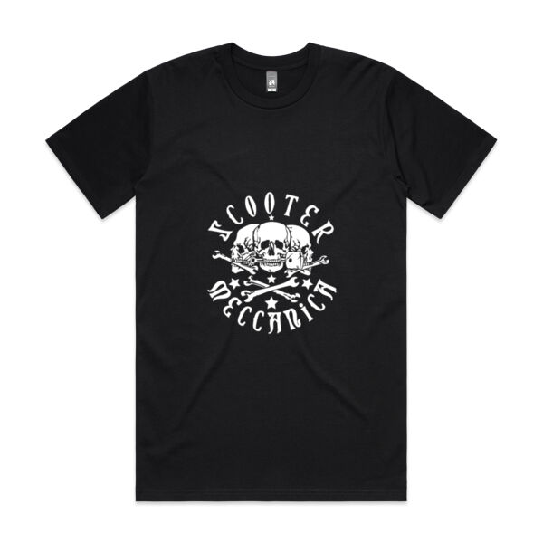 White Skulls Logo Heavy T-Shirt Thumbnail