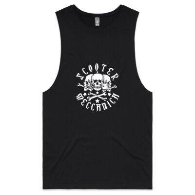 White Skulls Logo Tank Top Thumbnail