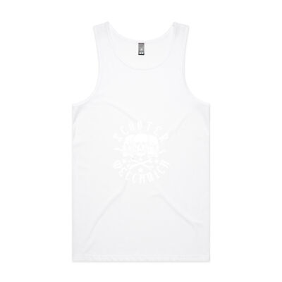 White Skulls Logo Singlet Thumbnail