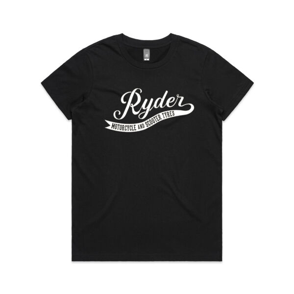 Ryder White Logo Crew T-Shirt Thumbnail