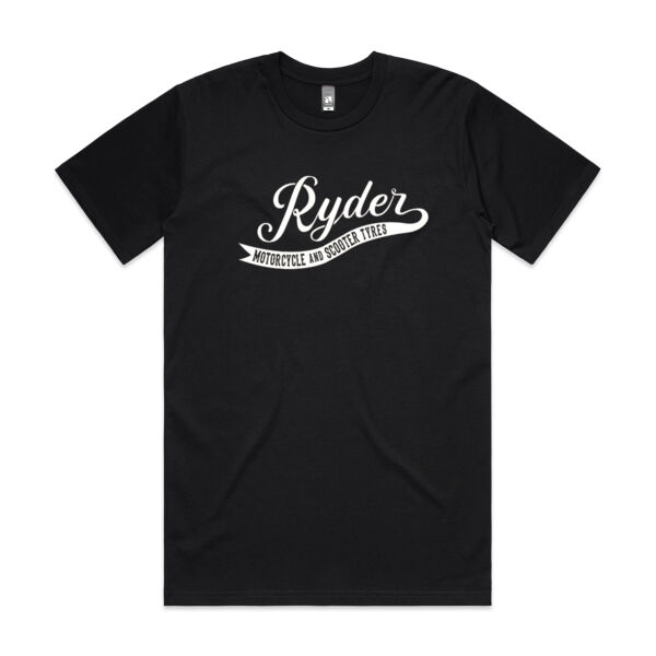 Ryder White Logo Heavy T-Shirt Thumbnail