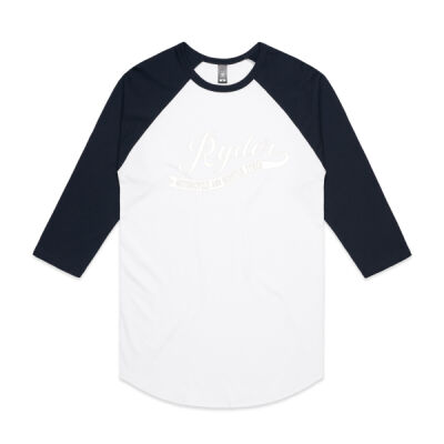 Ryder White Logo Raglan Shirt Thumbnail