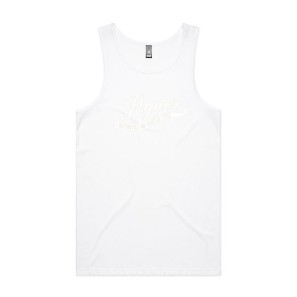 Ryder White Logo Singlet Thumbnail
