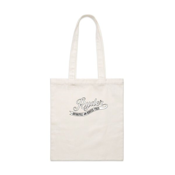 Ryder White Logo Parcel Tote Bag Thumbnail