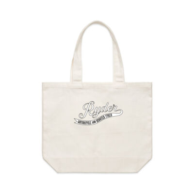 Ryder White Logo Shoulder Tote Bag Thumbnail