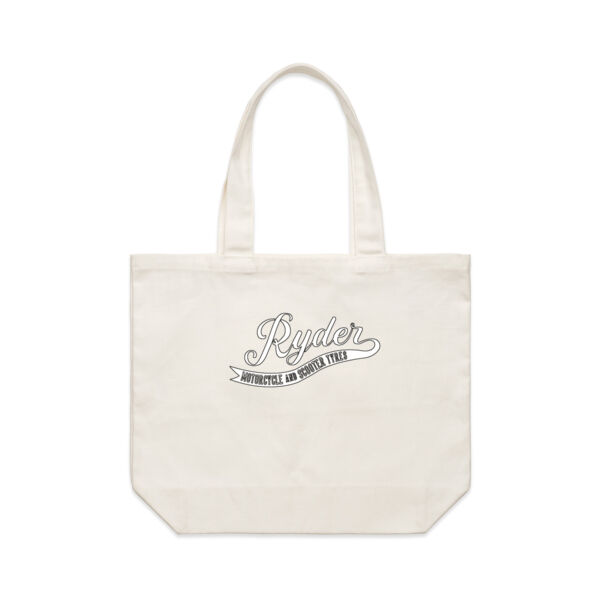 Ryder White Logo Shoulder Tote Bag Thumbnail