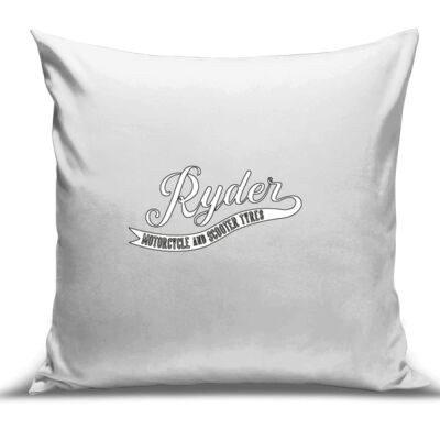 Ryder White Logo Cushion Case Thumbnail