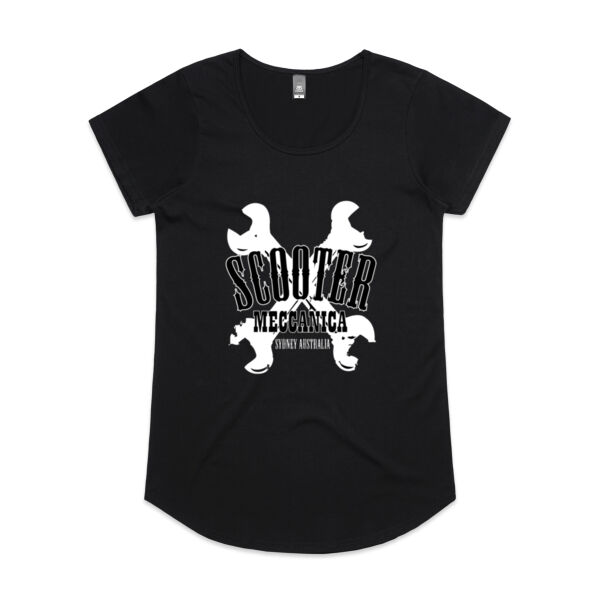 Spanner Crossbones Scoop T-Shirt Thumbnail