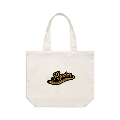 Ryder Black/Gold Logo Shoulder Tote Bag Thumbnail