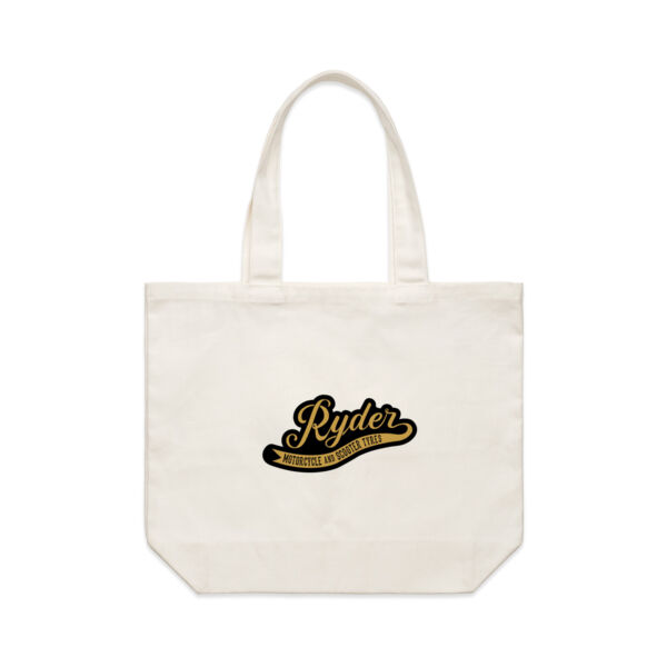 Ryder Black/Gold Logo Shoulder Tote Bag Thumbnail