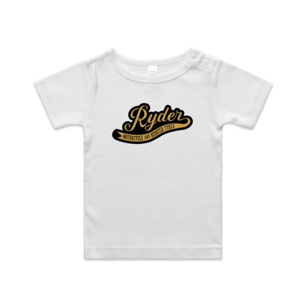 Ryder Black/Gold Logo Infant T-Shirt Thumbnail