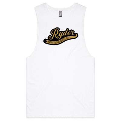 Ryder Black/Gold Logo Tank Top Thumbnail