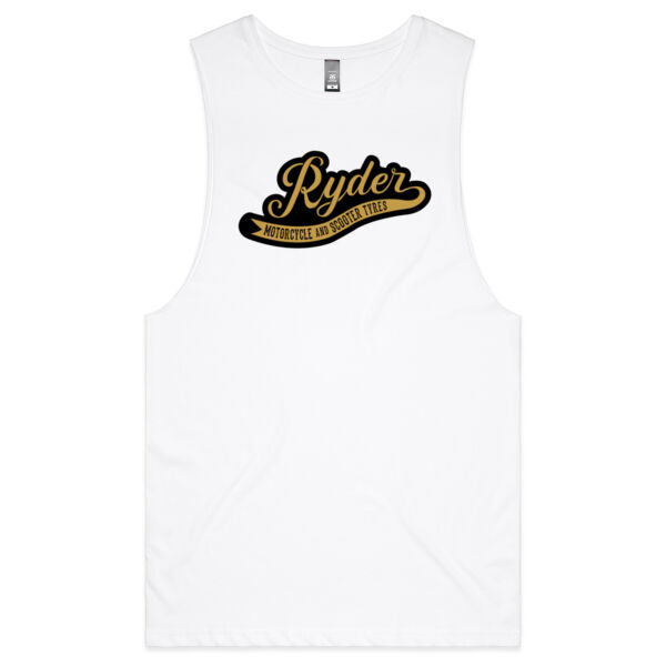 Ryder Black/Gold Logo Tank Top Thumbnail