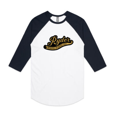 Ryder Black/Gold Logo Raglan T-Shirt Thumbnail