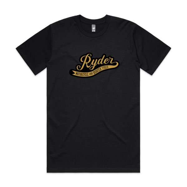 Ryder Black/Gold Logo Heavy T-Shirt Thumbnail
