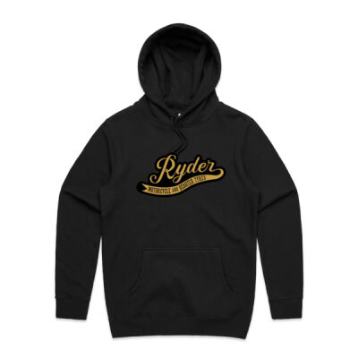 Ryder Black/Gold Logo Hoodie Thumbnail