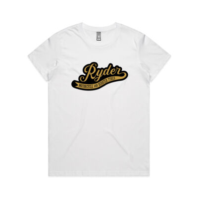 Ryder Black/Gold Logo Crew T-Shirt Thumbnail