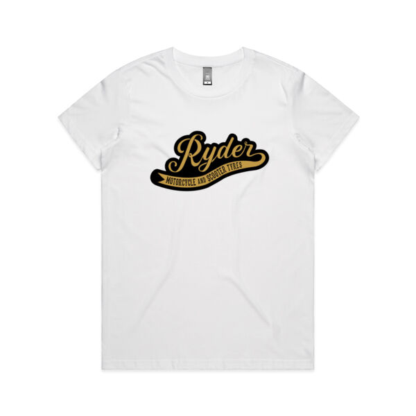 Ryder Black/Gold Logo Crew T-Shirt Thumbnail