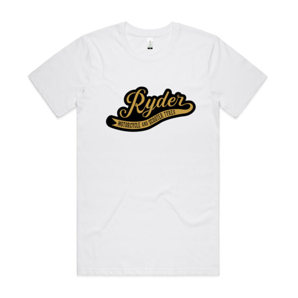 Ryder Black/Gold Logo Organic T-Shirt Thumbnail
