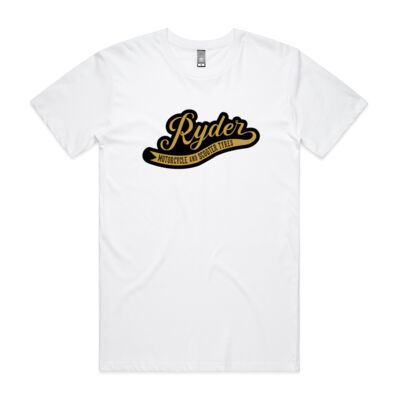 Ryder Black/Gold Logo Crew T-Shirt Thumbnail