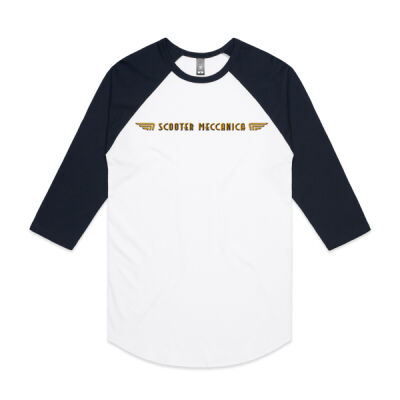 Art Deco Style Logo Raglan Shirt Thumbnail