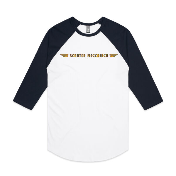 Art Deco Style Logo Raglan Shirt Thumbnail
