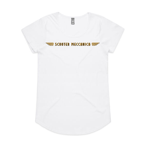 Art Deco Style Logo Scoop T-Shirt Thumbnail