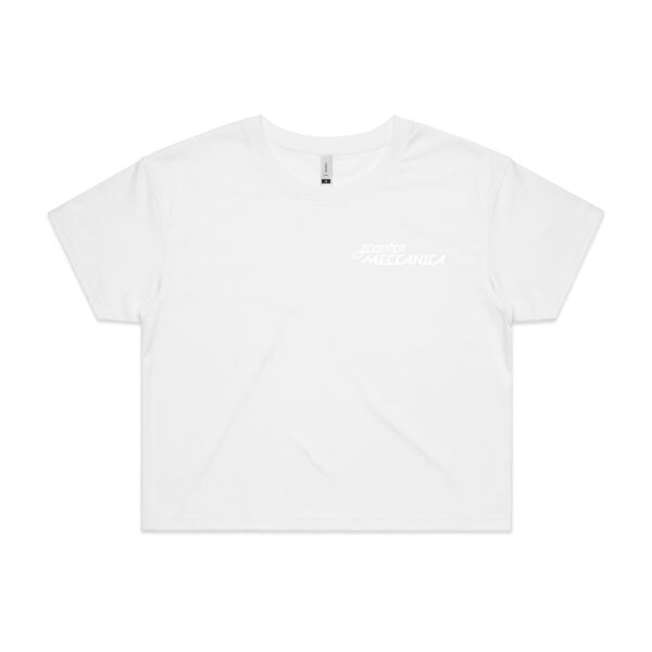 Lightning and Skulls Crop Top Thumbnail