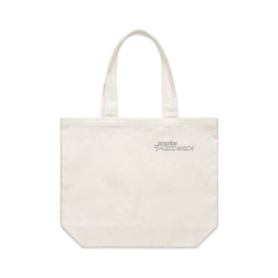 Lightning and Skulls Shoulder Tote Bag Thumbnail