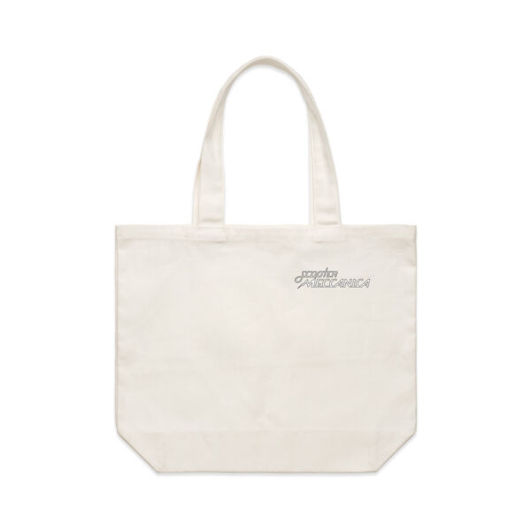 Lightning and Skulls Shoulder Tote Bag Thumbnail