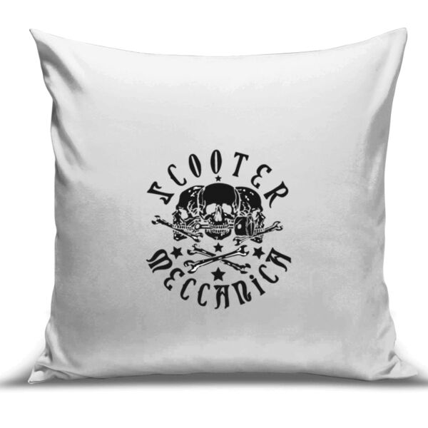Black Skulls Logo Cushion Cover Thumbnail