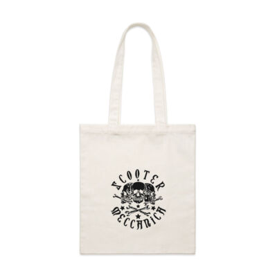 Black Skulls Logo Parcel Tote Thumbnail