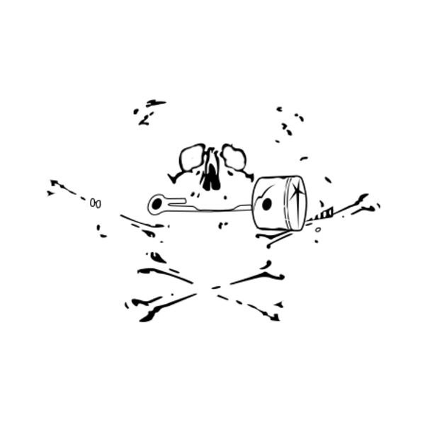 SKULL FINAL T white Thumbnail